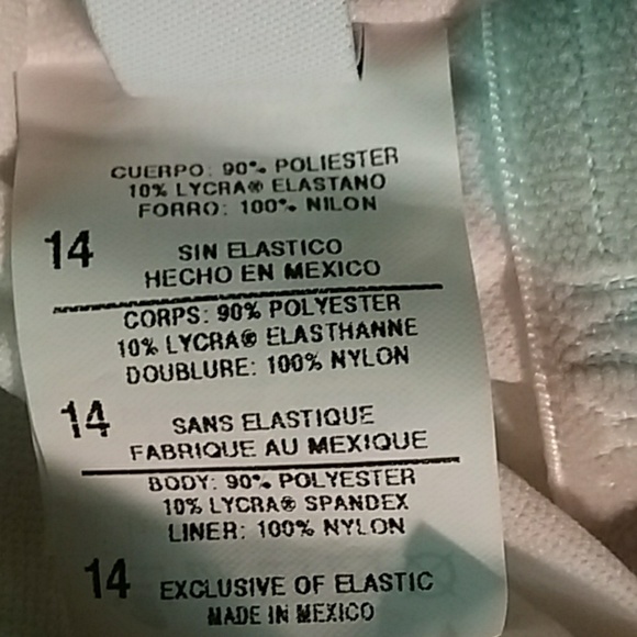 Nautica women's swim suit size 14 - Picture 5 of 5